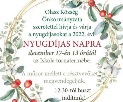 Nyugdjasnap 2022.